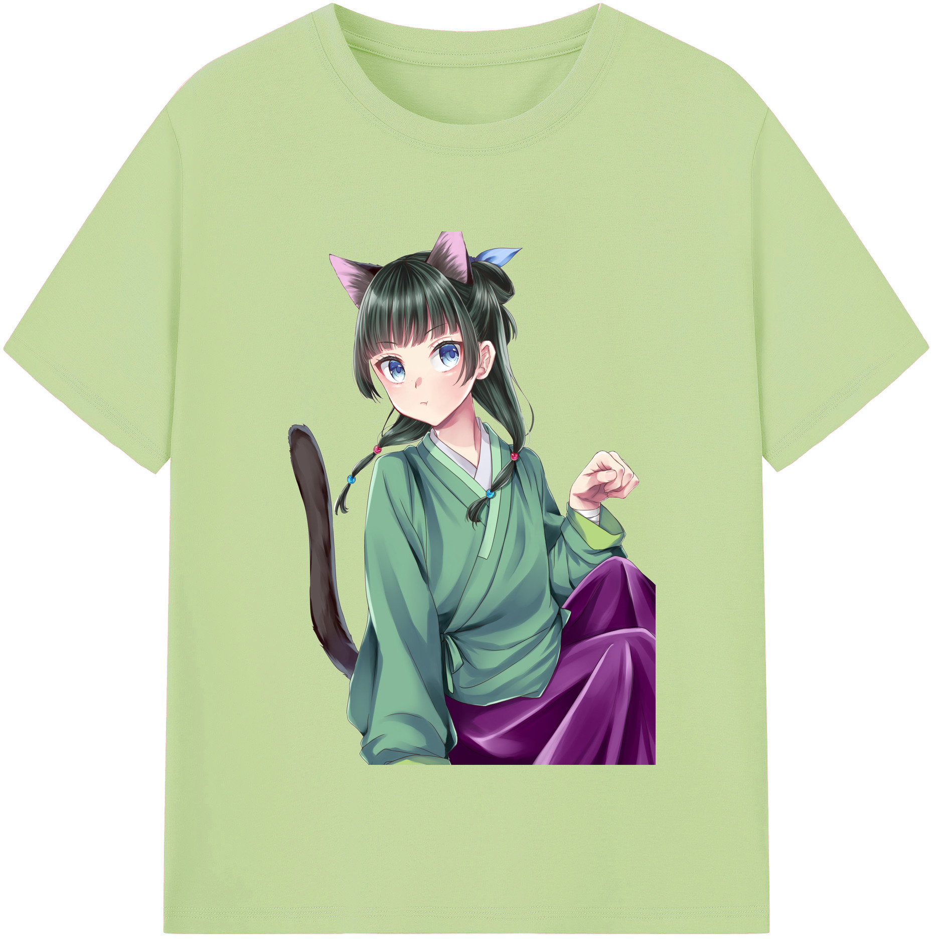 （画像用） 薬屋のひとりごと The Apothecary Diaries 綿100％半袖Tシャツ（フロントプリント）